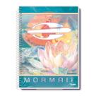 Caderno Feminino Mormaii Espiral Capa Dura 1 Matéria Escolar