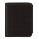 Caderno Fichário Argolado Em Ziper Preto + 10 Divisórias Dac