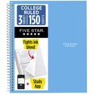 Caderno Five Star 3 Matérias College Ruled 22 x 28 cm
