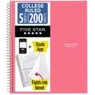 Caderno Five Star 5 matérias pautado universitário 22 x 28 cm