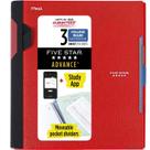 Caderno Five Star Advance Spiral 3 Subject College Ruled