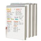 Caderno flip up A5 B5 A4 linha horizontal página interna 160 páginas