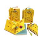 Caderno Fofo Do Pikachu Com Capa De Anime, Diário Com Espiral Para Estudantes, Conjunto De Material Caderno Fofo Do Pikachu Com Capa De Anime, Diário Com Espiral Para Estudantes, Conjunto De Material