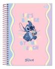 Caderno Foroni college 10M Stitch espiral 160 folhas