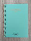 Caderno Foroni pequeno fluor mix soft espiral 80 folhas Caderno Foroni pequeno fluor mix soft espiral 80 folhas