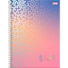 Caderno Foroni universitário blush espiral 160 folhas Caderno Foroni universitário blush espiral 160 folhas