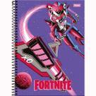 Caderno Foroni universitário fortnite espiral 160 folhas