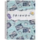 Caderno Friends Universitário 10M Espiral Poster Capa Dura 160 Fls