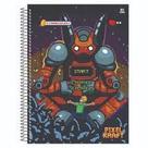 Caderno Gamer Pixel Robo Start 1 Matéria