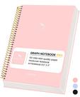 Caderno gráfico FLYING EAGLE 21 x 28 cm 210 páginas rosa