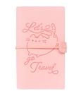 Caderno Grupo Erik Pusheen Travel 19x10cm 80 folhas de PU