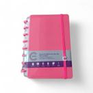 Caderno inteligente a5 80fl all pink