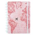 Caderno Inteligente A5 By Gocase Mapa Mundi 80F