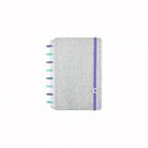 Caderno inteligente A5 Lets Glitter Silver 2.0 - CIA52139