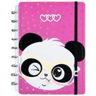 Caderno Inteligente de discos Pandalu Glow by Luluca - A5
