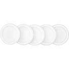 Caderno Inteligente Discos Grande 31MM Branco 12 Discos + Elástico KIT