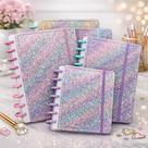 Caderno Inteligente Glitter 10 Discos Universitário A4 100f