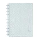 Caderno Inteligente Grande 80Fls Ice Grey Linhas Brancas