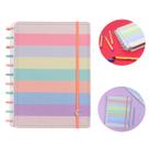 Caderno Inteligente Grande A4 80Fls Arco-Íris Pastel