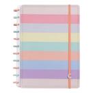 Caderno Inteligente Grande Arco Íris Pastel 140 Folhas CIGDP5060 - CI