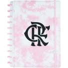 Caderno Inteligente Grande Flamengo Rosa 80FLS