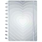 Caderno Inteligente Grande GREY Love 80FLS
