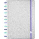 Caderno Inteligente Grande LETS Glitter Silver 2.0 Caderno Inteligente Grande LETS Glitter Silver 2.0
