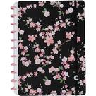 Caderno Inteligente Grande Mapa Mundi Rosa By Gocase 80Fl
