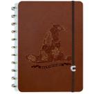 Caderno Inteligente Harry Potter Chapéu Seletor Tamanho Grande Capa Dura 11 Discos Removíveis Folha Personalizada