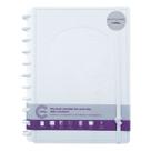 Caderno Inteligente Ink White Branco Alexandre Herchcovitch Tamanho Grande Capa Dura Alto Relevo Sistema de Discos Caderno Inteligente Ink White Branco Alexandre Herchcovitch Tamanho Grande Capa Dura Alto Relevo Sistema de Discos