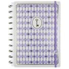 Caderno Inteligente Isa Akkari Purple Key Tamanho Grande Capa Dura 11 M Discos Universitário Escolar