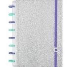 Caderno Inteligente Let's Glitter Silver 2.0 A5 Cia52139 Caderno Inteligente Let's Glitter Silver 2.0 A5 Cia52139