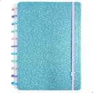 Caderno Inteligente Lets Glitter A5 Customizável 80 Folhas Offset 90g