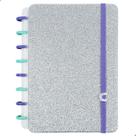 Caderno Inteligente Lets Glitter A5 Customizável 80 Folhas Offset 90g