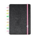 Caderno Inteligente Lets Glitter Neon Black M - 7908615801285