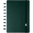 Caderno Inteligente Medio Dark Green 80Fls