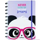 Caderno Inteligente Pandalu By Luluca Medio LILAS/ROXO