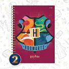 Caderno Jandaia Colegial Capa Dura Harry Potter 80 Folhas - 1 Matéria -