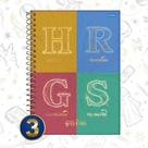 Caderno Jandaia Colegial Capa Dura Harry Potter 80 Folhas - 1 Matéria -