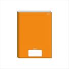 Caderno Jandaia pequeno stiff laranja brochura 48 folhas Caderno Jandaia pequeno stiff laranja brochura 48 folhas