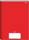 Caderno Jandaia pequeno stiff vermelho brochura 96 folhas