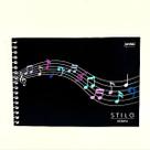 Caderno Jandaia Stilo Música 1/4 Capa Dura 80 Folhas Caderno Jandaia Stilo Música 1/4 Capa Dura 80 Folhas