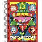 Caderno Jandaia universitário 10M Rick and Morty 160 folhas -