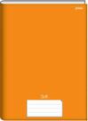 Caderno Jandaia universitário stiff laranja brochura 48fls
