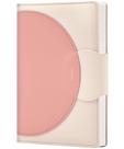 Caderno Journal CAGIE em Couro para Mulheres - 15x21cm - 100gsm - Rosa