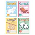 Caderno KOKUYO Campus Semi-B5, pacote com 4, 30 folhas, animal
