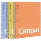 Caderno KOKUYO Campus Spiral, pacote com 3, 21,6x27 College Ruled