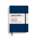 Caderno LEUCHTTURM1917 A5 Médio - Capa Dura 251 Páginas - Azul Marinho Caderno LEUCHTTURM1917 A5 Médio - Capa Dura 251 Páginas - Azul Marinho