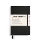 Caderno LEUCHTTURM1917 A5 Pautado - Capa Mole, 123 Páginas Caderno LEUCHTTURM1917 A5 Pautado - Capa Mole, 123 Páginas
