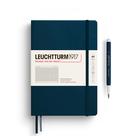 Caderno LEUCHTTURM1917 Médio A5 251 Páginas Quadriculado Deep Sea